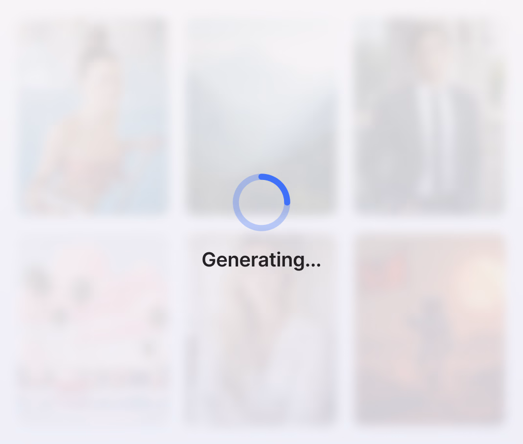 Asynchronous AI Generations